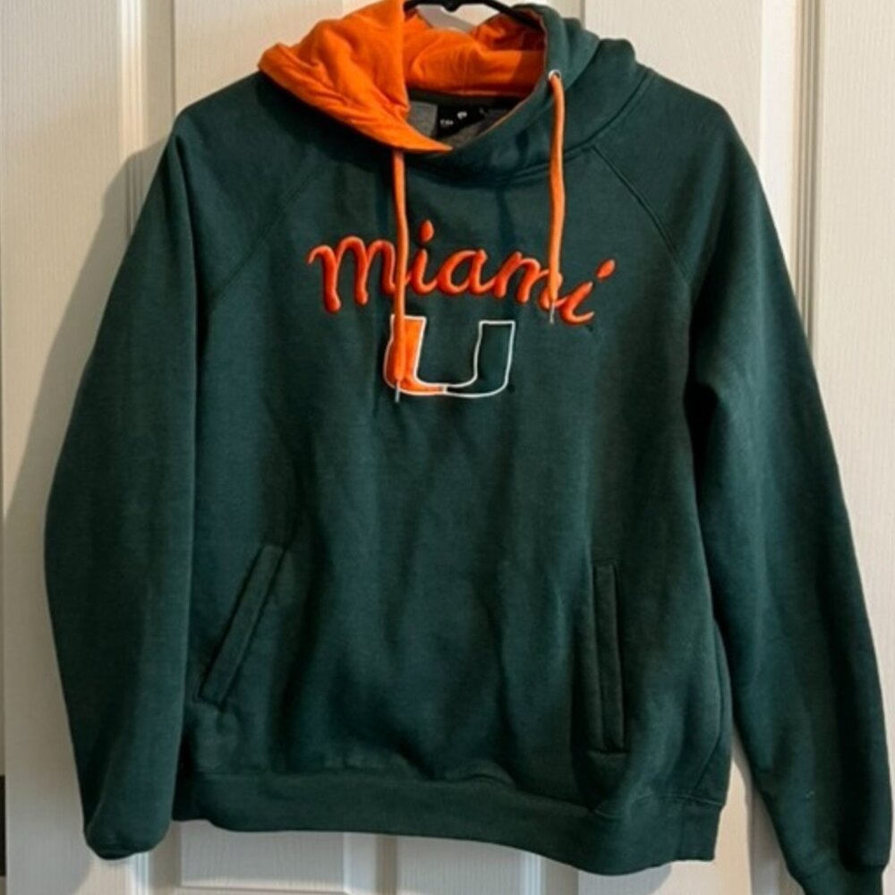 Colosseum Women's University of Miami Hurricanes Hoodie (Size L)
